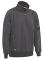14 Zip Work Fleece Pullover with Sherpa Lining