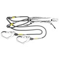 Sparkpro  Dbl Adj Rope Lanyard With Snap  Scaff Hooks For Hot Works