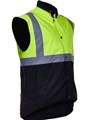 Caution  DN Hi Vis Sleeveless Oilskin Vest