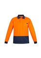 Mens Comfort Back LS Polo