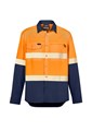 Mens Hi Vis Outdoor Segmented Tape LS Shirt