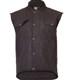 Caution Sleeveless Oilskin Vest