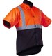 Caution  DN Hi Vis Short Sleeve Oilskin Vest