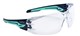 SILEX Safety Glasses  NavyAqua arms  Clear Lens