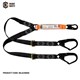 Shock Absorbing Webbing Lanyard Adjustable Double Leg 1x Snap Hook 2x Double Action Scaff Hook